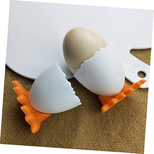 Amosfun 40Pcs Novelty Egg Cups Kids Egg Cups Holder Stand Funny Easter Eggcups for Kitchen Boiled Eggs Breakfast