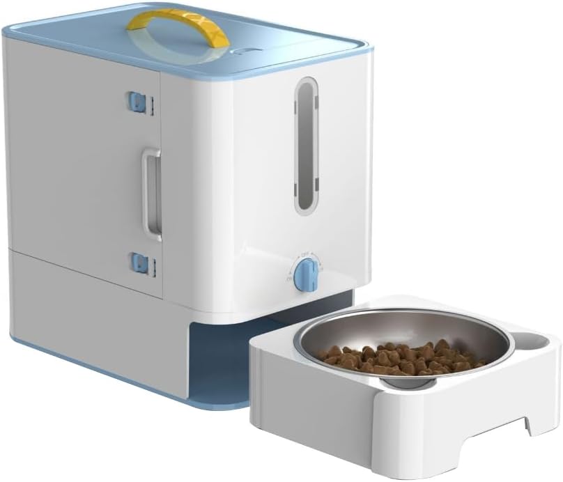 Multiple Functional Food Storage Feeding Bowl with Large Capacity Food Storage Feeding Device for Pet Cat Dogs