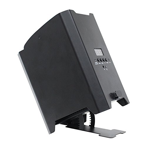 LEDJ Rapid QB1 RGBW - Par de luces LED (funciona con pilas), color negro