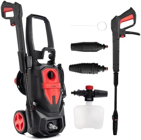 PWPUK Hochdruckreiniger Dirt Blaster – 207 Bar, Compact Mit Schnellspanner & Turbodüse Größe 06
