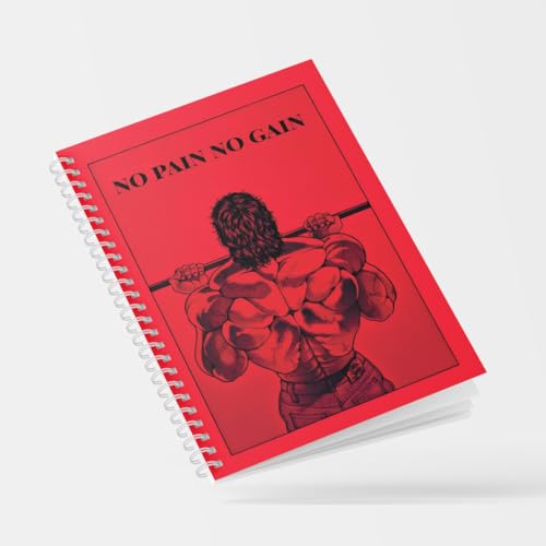 Image of Zenithink Daily Planner Undated KIT with 3 Bookmarks | 60+Stickers - 350gsm A5 Size Hard Bound, 80 GSM - 164 pages | Day | Weekly | Monthly Pages (Motivational No Pain No Gain - Daily Planner Get Things Done) | 4 Months