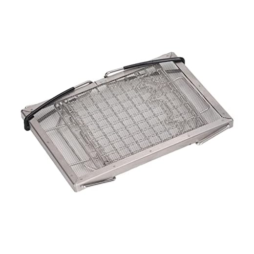 Tostadora de Estufa de Camping, Tostadora de Gas Plegable de Acero Inoxidable para Picnic