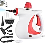 2026 Saubera Hand-Dampfreiniger, 1050W Dampfreiniger Handgerät, 350ML Dampfreiniger für Alles, 3.2 Bar Dampfdruck, Sicher, Durchdacht und Extrem Effektiv(Rosa)