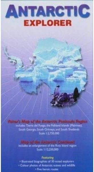 Antarctic Explorer Map; (Ocean Explorer Maps)
