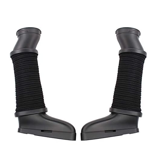 MOTOKU Pair Left & Right Air Cleaner Intake Duct Hose for E63 CLS550 E550 CLS63 2012-2017
