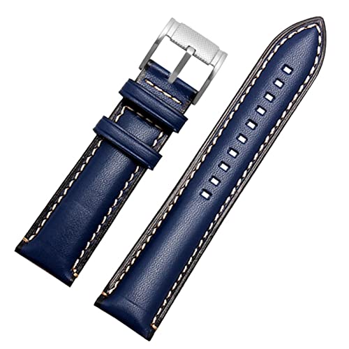 Sangle de montre en cuir Fossil BQ2363 ME3099 FS5380 bracelet de remplacement noir