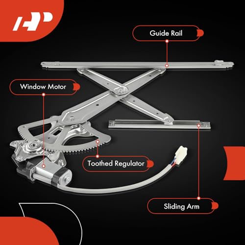 A-Premium Front Passenger Side Power Window Regulator with Motor (2-Pin) by A-premium - Used condition - Image 6