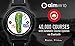 GOLFBUDDY Aim W10 GPS Watch, Advanced Smart Golf Watch, Full-Color Touch Screen, 40,000 Preloaded courses, Red/White/Blue & Black Wristband