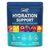 Electrolyte Drink Mix Powder Sachets, Sugar Free Hydration Support with 7 Electrolytes & 5 Vitamins, Vegan Low Calorie Drink Sticks, 24 Pack Variety Flavours for Daily Hydration