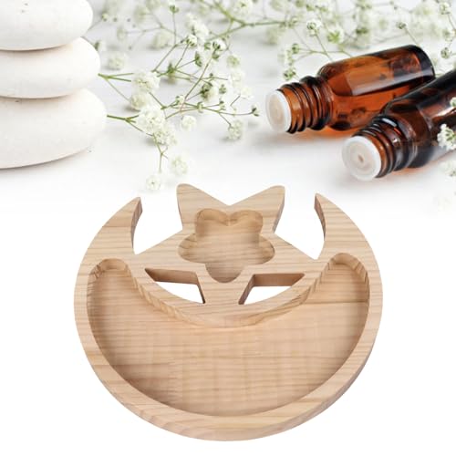 Almacenamiento de joyas y bandeja de cristal de madera para cuarzos 4