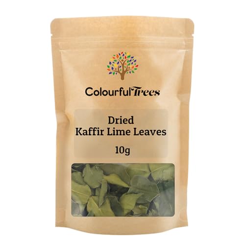 Image of Dried Kaffir Lime Leaves 10g by Colourful Trees