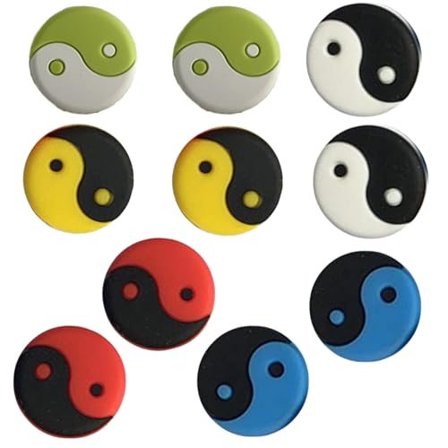 LiJuanWang 10 Stück Yin Yang Vibrationsdämpfer