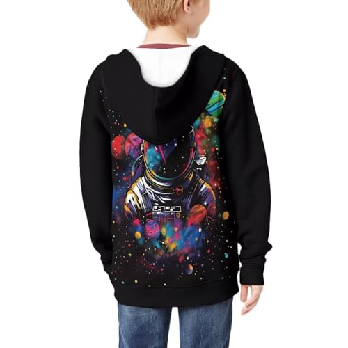 Image of Biyejit Kids Novelty 3D Graphic Printed Hooded Sweatshirt