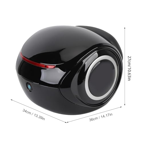 SUNGOOYUE Top Case 32L ABS Top Box with Removable Lining, Universal Fit for Scooter Electric Bike, Durable Storage Carrier with Passenger Backrest (Black) by SUNGOOYUE - Image 7