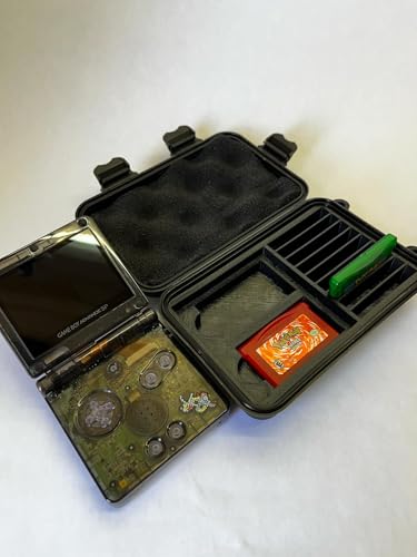 Image of Protective Carrying Case for Gameboy Advance SP Holds 12 games Protection Travel Durable Storage Solution