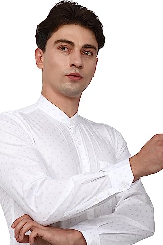 Image of Peter England Men Cotton Slim Fit Shirt