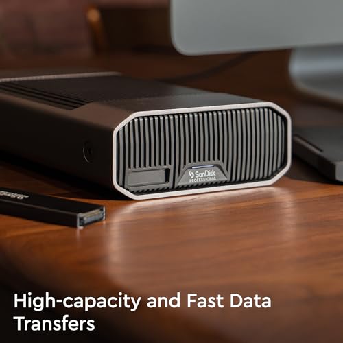 SanDisk Professional 22TB G-Drive Project - External HDD, Thunderbolt 3, USB (10Gbps), 7200RPM Ultrastar Hard Drive, Up to 260MB/s Read - SDPHG1H-022T-NBAAD by SanDisk Professional - Image 2