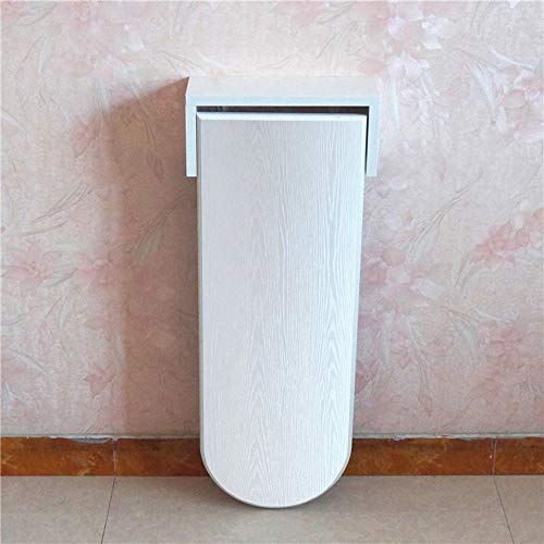 Table pliante murale à abattant blanche MU Lazy Table avec porte-verres, 80 * 30 cm - 4