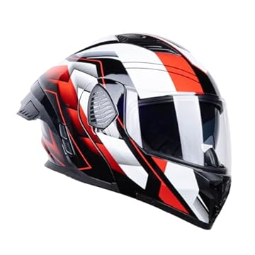 dual visor flip up helmet