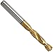 YG-1 D4148 High Speed Steel Screw Machine Drill Bit, TiN Finish, Straight Shank, Slow Spiral, 135 Degree, #47 Size, 5/64