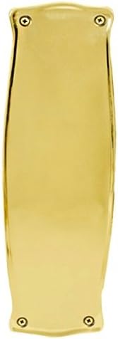 Nostalgic Warehouse Prairie Push Plate, Polished Brass (701053)