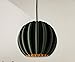 Modern Sphere Pendant Light – Eco-Friendly Round Wave Design, Elegant Navy Kitchen Island Lamp, Unique Living Room Pendant Light, 3D Printed PLA Material (Olive)