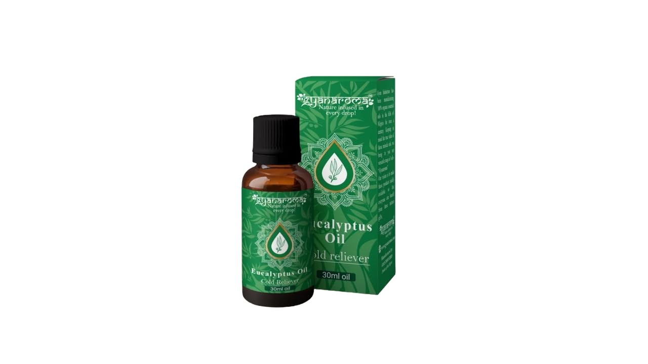 GyanAroma Eucalyptus Oil Essential Oil Remedy For Cold And Cough - 30 ML (B0D6VQYXBL) Amazon Price History, Amazon Price Tracker