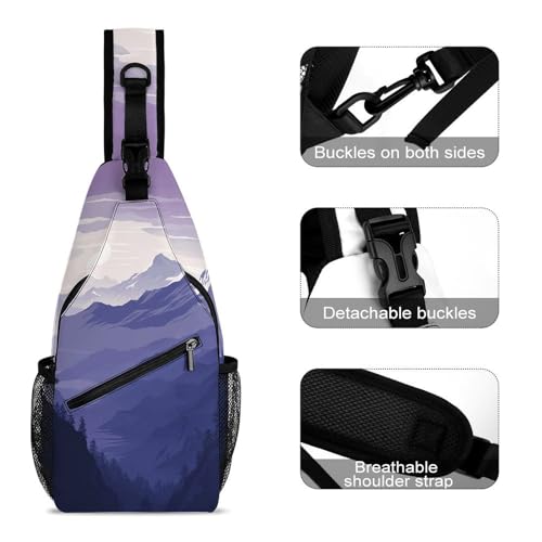 Bolso bandolera para senderismo y viaje unisex miniatura 3