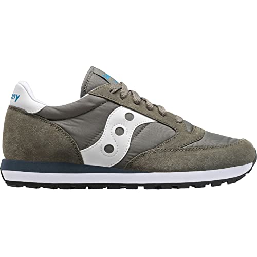SAUCONY JAZZ Scarpe da Uomo S2044 637 Sneakers Casual Sportive comode Leggere (Verde, Numeric_42)