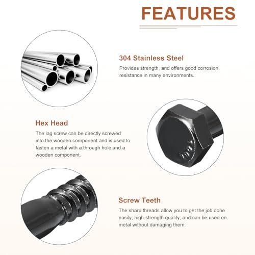 Encuentra reviews de Perno Hexagonal para madera los mejores 5. 30 Imagen adicional