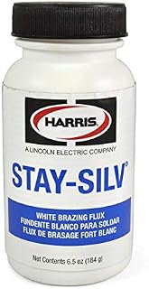 GSParts Harris Stay-Silv Silver Soldering Flux White Paste for Hi Temperature, SSWF7