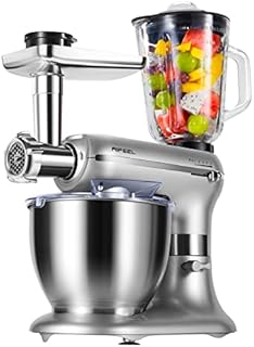 Aifeel Stand Mixer 1200W, 7 in 1 MultiFunctional Stand Mixer with Blender 1.5L, Meat Grinder,Dough Hook, Whisk, Beater, Sausage & 5.5 L Mixing Bowl For Baking