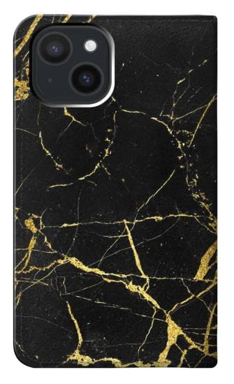 Etui Flip Housse Cuir pour iPhone 15 Protections Marbre