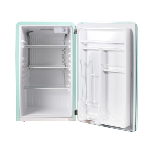 Magic Chef 17.5 In. 3.2 Cu.Ft. Retro Mini Refrigerator In Mint Green, Without Freezer on Fridge.com - View 6