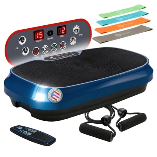 Lifepro Waver Mini Vibration Plate - Whole Body Vibration Platform Exercise Machine - Home & Travel Workout Equipment for Weight Loss, Toning & Wellness - Max User Weight 260lbs