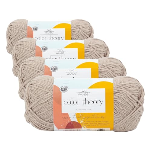Image of Lion Brand Yarn Two of Wands: Color Theory Yarn, Bone (Pack of 4)