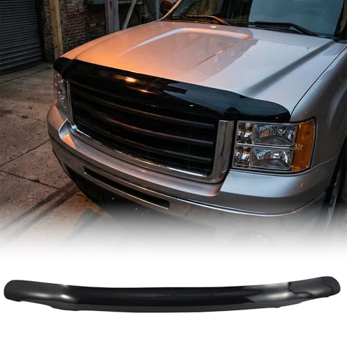 GMC Sierra 1500 Hood Deflector 2007-2013 Gloss Black