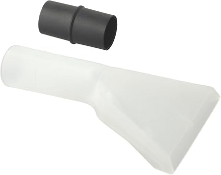 RichVibe Transparent Upholstery Vacuum Extractor Nozzle Head 32-35mm for Deep Cleaning Carpets Seats Mats and Furniture for Portable Carpet Cleaners and Wet Dry Hoses