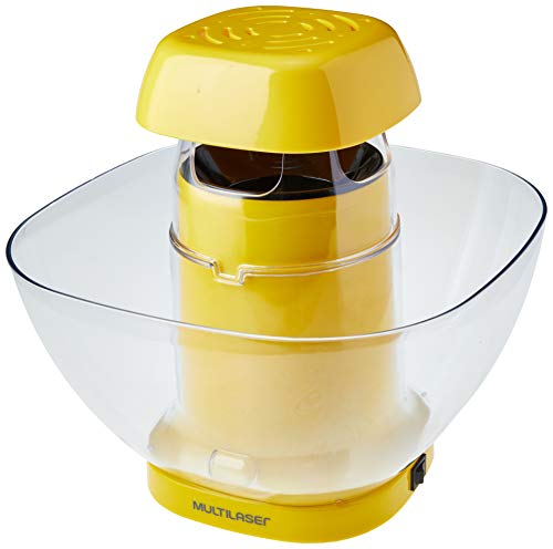 Pipoqueira de Tigela Sem Óleo 127V com 1200W e Saídas de Vapor Amarelo Multilaser - CE074