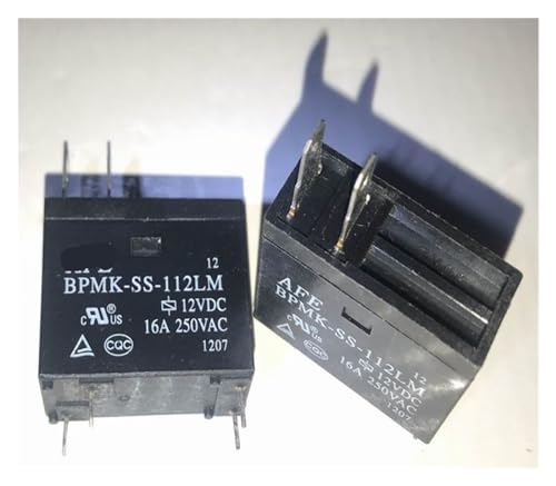 Evita sobrecalentamientos con relé de 4 pines BPMK-SS-112LM 12V 16A de alta resistencia