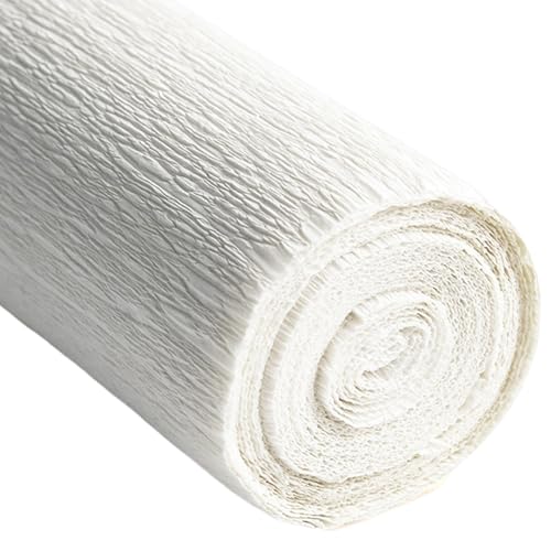 Papier crépon blanc résistant aux déchirures et facile à façonner - 2