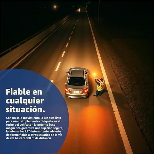 Miniatura 5 de Luz De Emergencia V16 Coche Vehículo Homologación Ue Según Idiada 21020060 Triángulo De Emergencia Triángulo De Avería 2026 V16