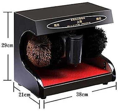 Automatic Shoe Polisher Household Electric Shoe Polishing Machine, Automatic Induction Small Shoe Polisher Electric Shoe polishing Machine(Gold A)