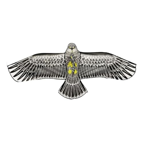 鳥よけ 鳩よけ 鳥撃退グッズ 凧揚げ 鷹 鳥追いカイト 本物そっくり 怖がらせ駆除 人体動物環境に無害 紙鳶 からす撃退 鳩 庭 果樹園 田畑 バルコニー 園芸装飾 害鳥対策 防鳥対策 1.55m+100m凧糸