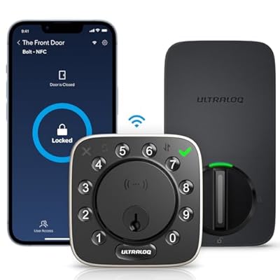 ULTRALOQ Bolt NFC Smart Lock with Android Phone...