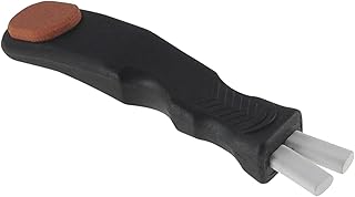 lahomia Ice Skate Edge Blade Sharpener Handheld Ice Skates Knife Grinder Hockey Sharpening Stone Portable Tool Outdoor Winter Sports Gear