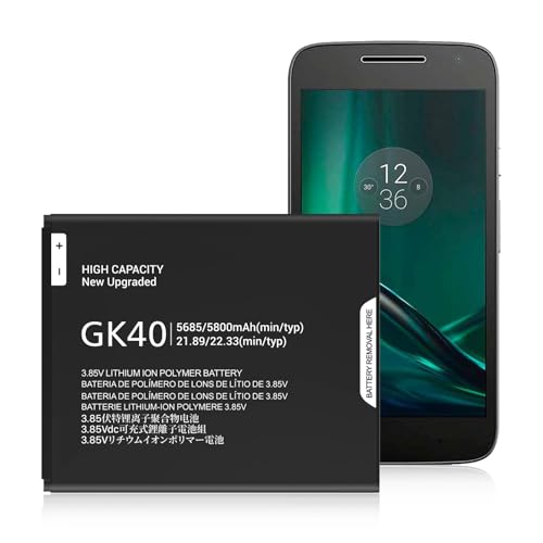 KOOAQQ Battery for GK40, 5800mAh Ultra High Capacity Replacement Battery for Moto G4 Play XT1607, Moto G5 XT1601, Moto E3, Moto E4, Moto E5 Play,Moto E5 Go,Moto E5 Cruise