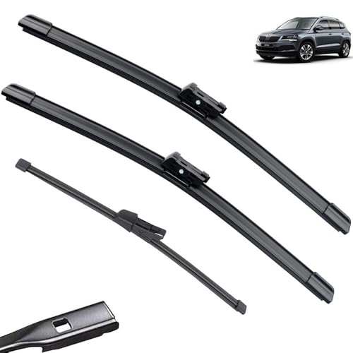 Essuie-glace Skoda Karoq NU7 remplacez vos balais usés avant et arrière 26" 18" 13"