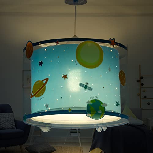 Dalber Pianeti Lamp 15 W, Blu, 250 x 330 x 330