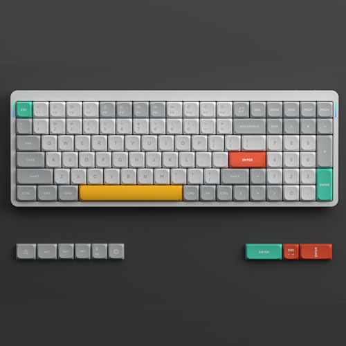 nuphy Air96 V2 Wireless Mechanical Keyboard,100 Keys Gaming Keyboard,Supports Bluetooth 5.1,2.4G and Wired Connection,for PC/Laptop/Windows/Mac -White Gateron Moss Switch by nuphy - Image 5